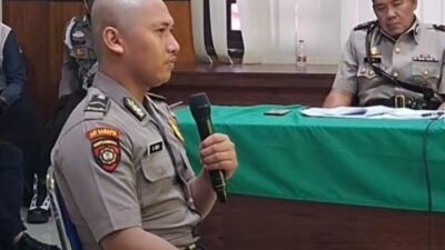 Oknum Bripda Seili Terduga Pembunuh Mahasiswi ULM Sempat Menangis Jalani Sidang Kode Etik