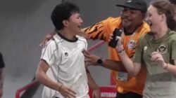Basral Graito Hutomo menjadi perbincangan hangat di media sosial setelah tampil gemilang pada SEA Games 2025 di Bangkok, Thailand. (Foto: Beritasatu.com)