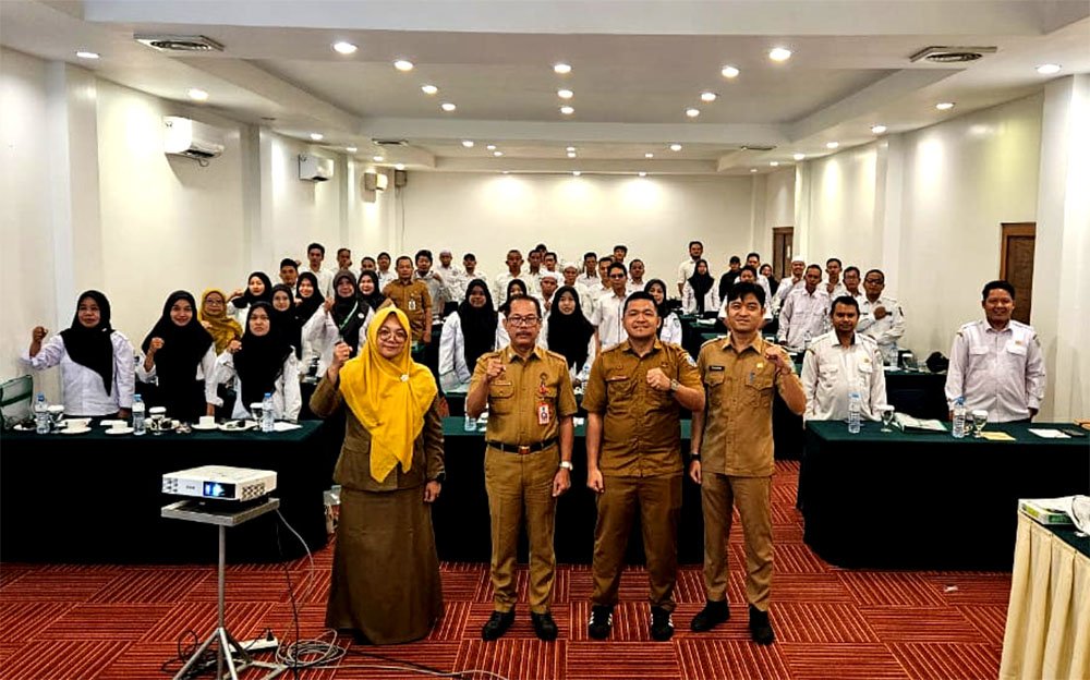 Bimbingan teknis aparat pemerintahan desa se Kabupaten Banjar, Kalsel.