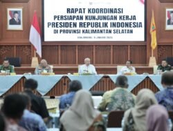 Ketua DPRD Kalsel Ikuti Rakor Persiapan Kunjungan Presiden Prabowo Subianto