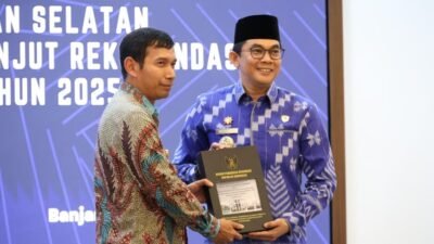 Bupati Tanah Bumbu Terima LHP Kepatuhan dan Kinerja Semester II Tahun 2025