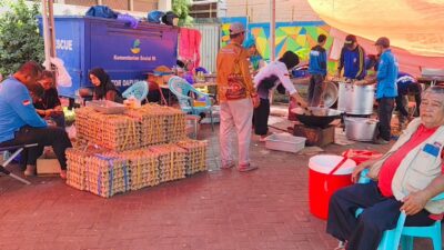 Dinas Sosial Kabupaten Banjar Kontinu Distribusi Kebutuhan Makanan Warga Terdampak Banjir