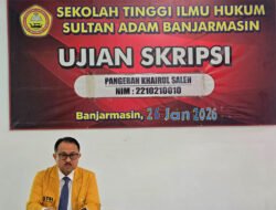 Selesaikan Skripsi Dengan Hasil Memuaskan, Pangeran Khairul Saleh Raih Gelar Sarjana Hukum