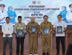 Gubernur Kalimantan Selatan Terima LHP Tematik dari BPK RI