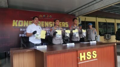 Polres HSS Amankan 4 Unit Mobil Hasil Operasi Jaran Intan 2026