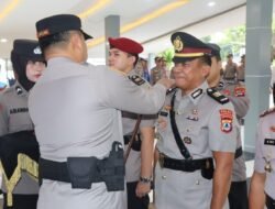 Kapolres Tanah Bumbu Pimpin Upacara Serah Terima Jabatan Pejabat Utama dan Kapolsek
