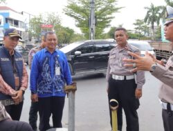 Satlantas dan Dishub Banjarmasin Tutup Tiga Titik Rawan Kebut-kebutan di Jalan A Yani Km 4