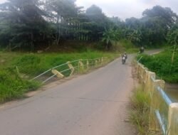 Ironis! Empat Kali Usulan Perbaikan Jembatan Irigasi Sungai Landas Belum Direalisasi