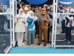 Penuh Keakraban dan Kebersamaan, Gubernur Muhidin Resmikan Lapangan Tenis BINDA Kalsel