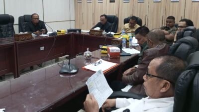 Komisi III DPRD Kabupaten Banjar Menggelar RDP Instansi Terkait, Proyek CBS Jadi Sorotan