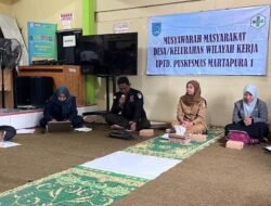 Pemdes Cindai Alus Gelar MMD Bersama UPTD Puskesmas 1 Martapura