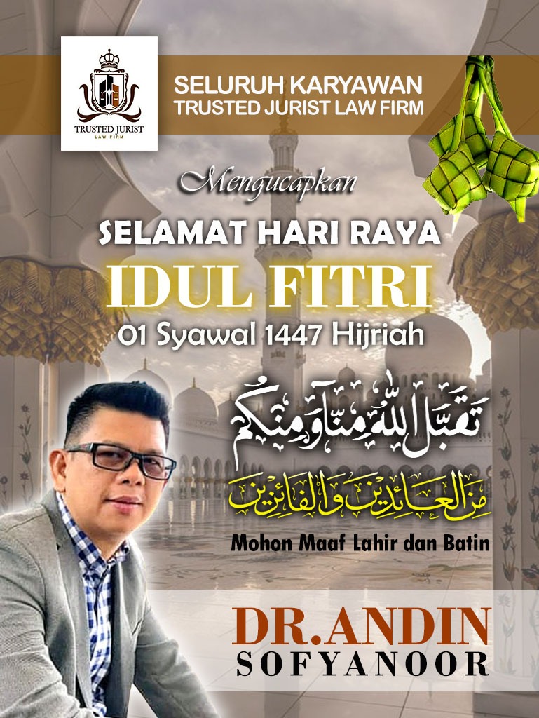 DR Andin Sofyanoor Mengucapkan Selamat Hari Raya Idul Fitri 1 Syawal 1447 Hijriah