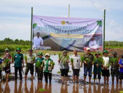 Pacu Produksi Beras, Kementan Tanam Padi Serentak di Lahan CSR Kabupaten Kapuas