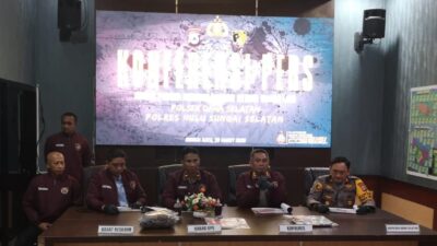 Polres HSS Amankan Pelaku Penikaman Ayah Tiri Hingga Tewas