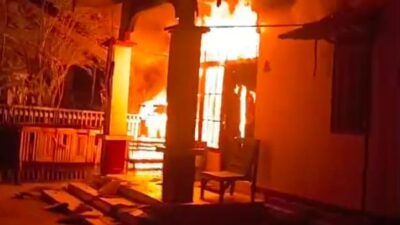 Sebuah Rumah di Jafri Zam-Zam Dihuni ABK Asal Toraja Terbakar