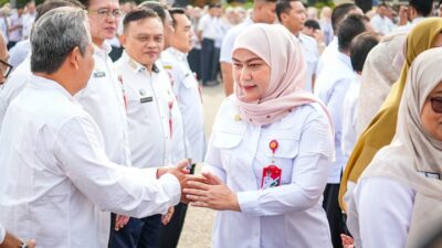 Apel Gabungan Usai Cuti Bersama, Wali Kota Banjarbaru Ingatkan ASN Agar Tingkatkan Etos Kerja dan Kinerja