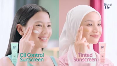 Produke kecantian Biore Tinted Sunscreen. (foto : Biore Indonesia - Youtube).