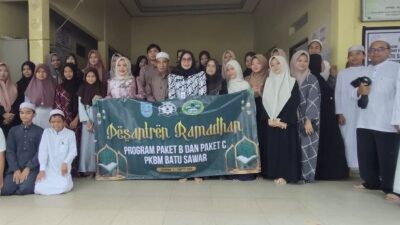 Dinas Pendidikan Dukung Pesantren Ramadan PKBM Batu Sawar Desa Lok Gabang