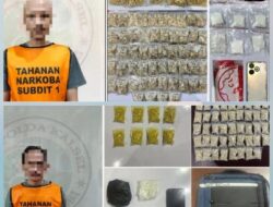 Dua Orang Jaringan Pengedar Narkoba Antar Provinsi Tertangkap Bawa 6.726 Butir Ekstasi