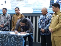Kontrak Pembangunan Jembatan Pulau Laut Resmi Diteken, Tanah Bumbu – Kotabaru Siap Terkoneksi