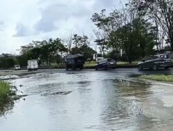 20 Tahun Terendam, Jalan Lingkar Selatan Basirih Banjarmasin ‘Jebakan’ Pengendara ‎