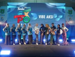 Aksi Inovasi Tanbu 2026, Tenun Pagatan Tampil Elegan di Fashion Show Dekranasda Tanah Bumbu