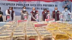 Polda Kalsel Sita Sabu 75,2 Kg dan 15.742 Ekstasi, Dua Pengedar Terafiliasi Fredy Pratama