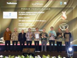 Empat Tahun Berturut-turut Raih Bintang 5, Bank Kalsel Borong Penghargaan TOP BUMD Awards 2026