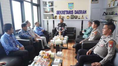 Sekda Kabupaten Banjar Menerima Audiensi UPPD Samsat Martapura