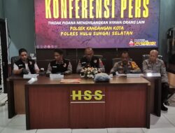 Polres HSS Ringkus Tersangka Pembunuhan Sembunyi 7 Tahun di Pendulangan Gunung