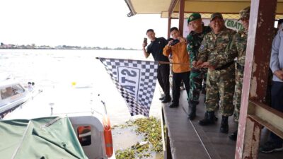 Bupati Batola Lepas Peserta Mudik Gratis Jalur Sungai