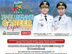 HUT Ke-23 Tanah Bumbu, Tanbu Beraksi Career Expo Buka Kesempatan Kerja untuk 401 orang di 15 perusahaan