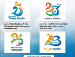 Aksi Inovasi Tanbu 2026, Bupati Andi Rudi Latif Apresiasi Karya Desainer Lokal di Lomba Logo HUT ke-23 Tanah Bumbu