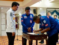 Bupati Saidi Mansyur Melantik Pengurus Buser 690 Banjar, Siap Jadi Garda Terdepan Penanggulangan Bencana