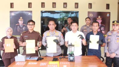Polres Banjar Musnahkan Barang Bukti Narkoba, Ribuan Jiwa Generasi Muda Terselamatkan