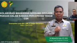 Keren, Mahasiswa dan Siswa SMK Pertanian Turun ke Lapangan, Percepat Tanam di Lahan CSR