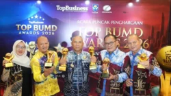 Bupati Muhammad Rusli Terima Penghargaan Sebagai TOP Pembina BUMD 2026