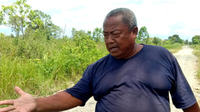 Tokoh Petani di Sungai Batang, Hutomo.