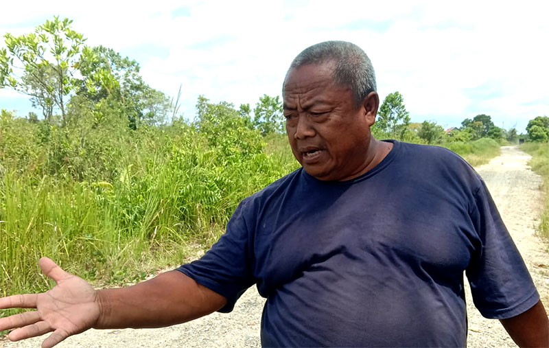 Tokoh Petani di Sungai Batang, Hutomo.
