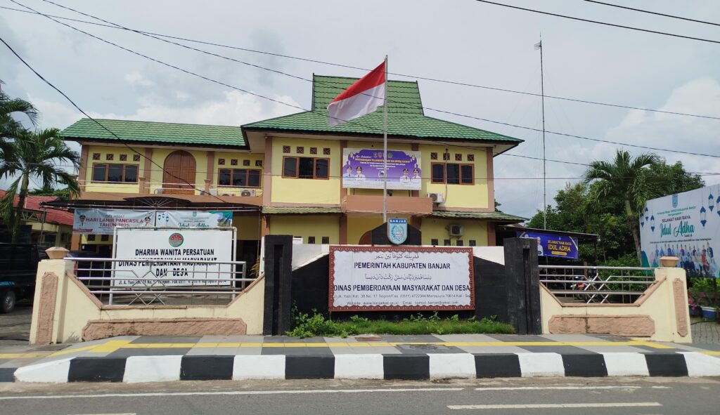 Kantor Dinas PMD Kabupaten Banjar.