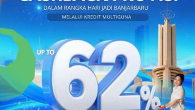 Hari Jadi ke-27 Kota Banjarbaru, Bank Kalsel Berikan Cashback Provisi Kredit Multiguna