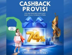 Hari Jadi ke-74 Kabupaten HSU, Bank Kalsel Tebar Promo Cashback Provisi Kredit Multiguna