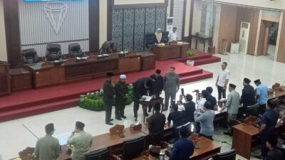 Paripurna DPRD Kabupaten Banjar Penyampaian Dua Raperda Reformasi Birokrasi dan Penguatan Ekonomi Daerah