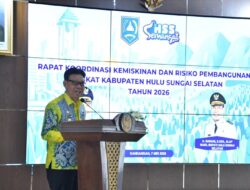 Pemkab HSS Rakor Kemiskinan dan Resiko Pembangunan