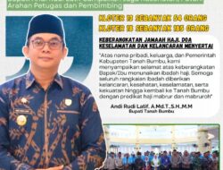 Tanah Bumbu Lepas 239 Jamaah Calon Haji, Bupati Andi Rudi Latif Sampaikan Jaga Kesehatan