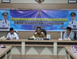 Pendampingan dan Evaluasi Pembangunan, Pemkab HSS Perkuat Komitmen Kerja