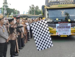 Bupati Balangan Abdul Hadi Lepas Keberangkatan 214 Calon Jemaah Haji Balangan