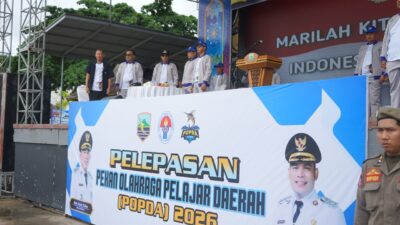 Lepas Kontingen POPDA, Pemkab Kotabaru Targetkan Masuk Lima Besar