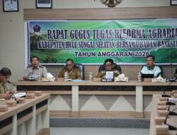 Rapat GTRA Kabupaten HSS Bahas Skema Redistribusi Tanah
