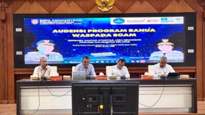 Tenaga Ahli Gubernur Audiensi Program Banua Waspada Scam dengan OJK Provinsi Kalsel